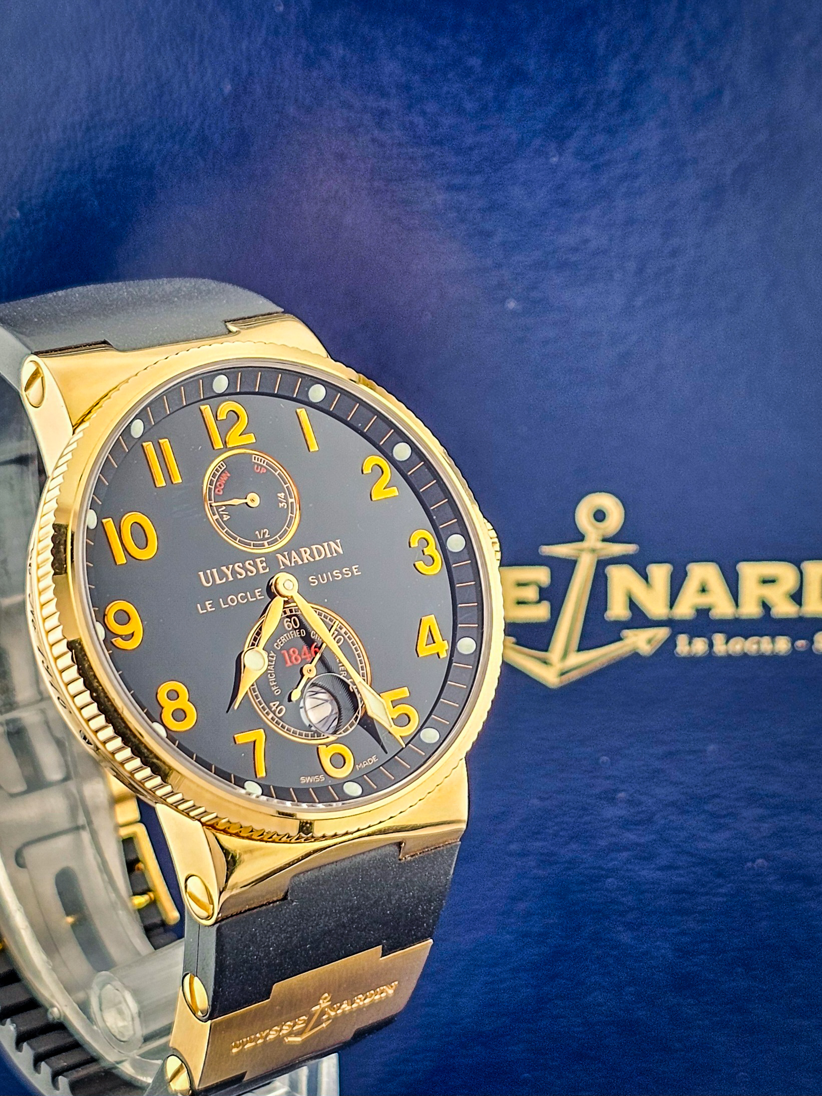 Ulysse Nardin Maxi Marine 41mm - 266-66-3/62 18K ROSE GOLD - Image 2