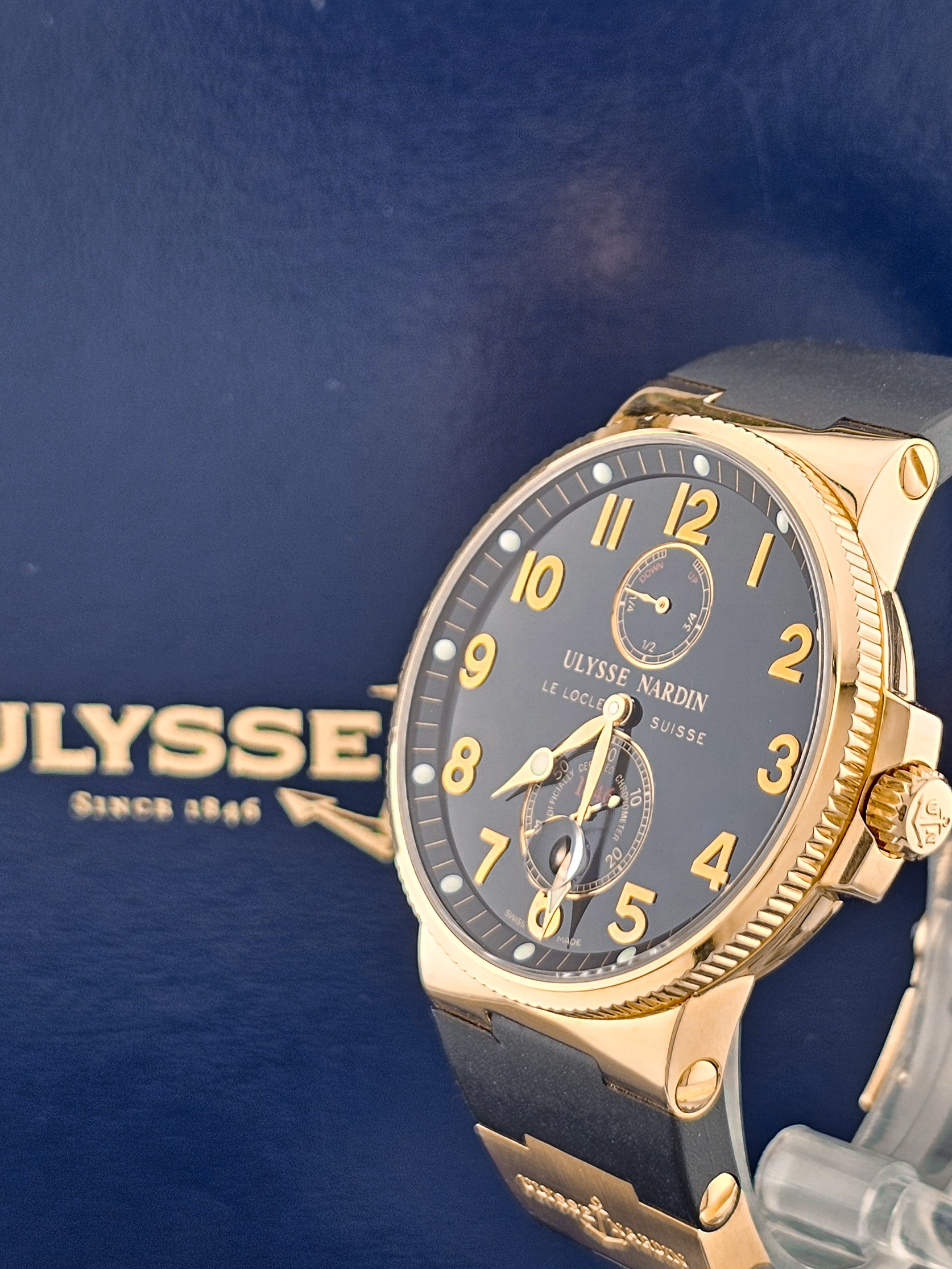 Ulysse Nardin Maxi Marine 41mm - 266-66-3/62 18K ROSE GOLD - Image 3