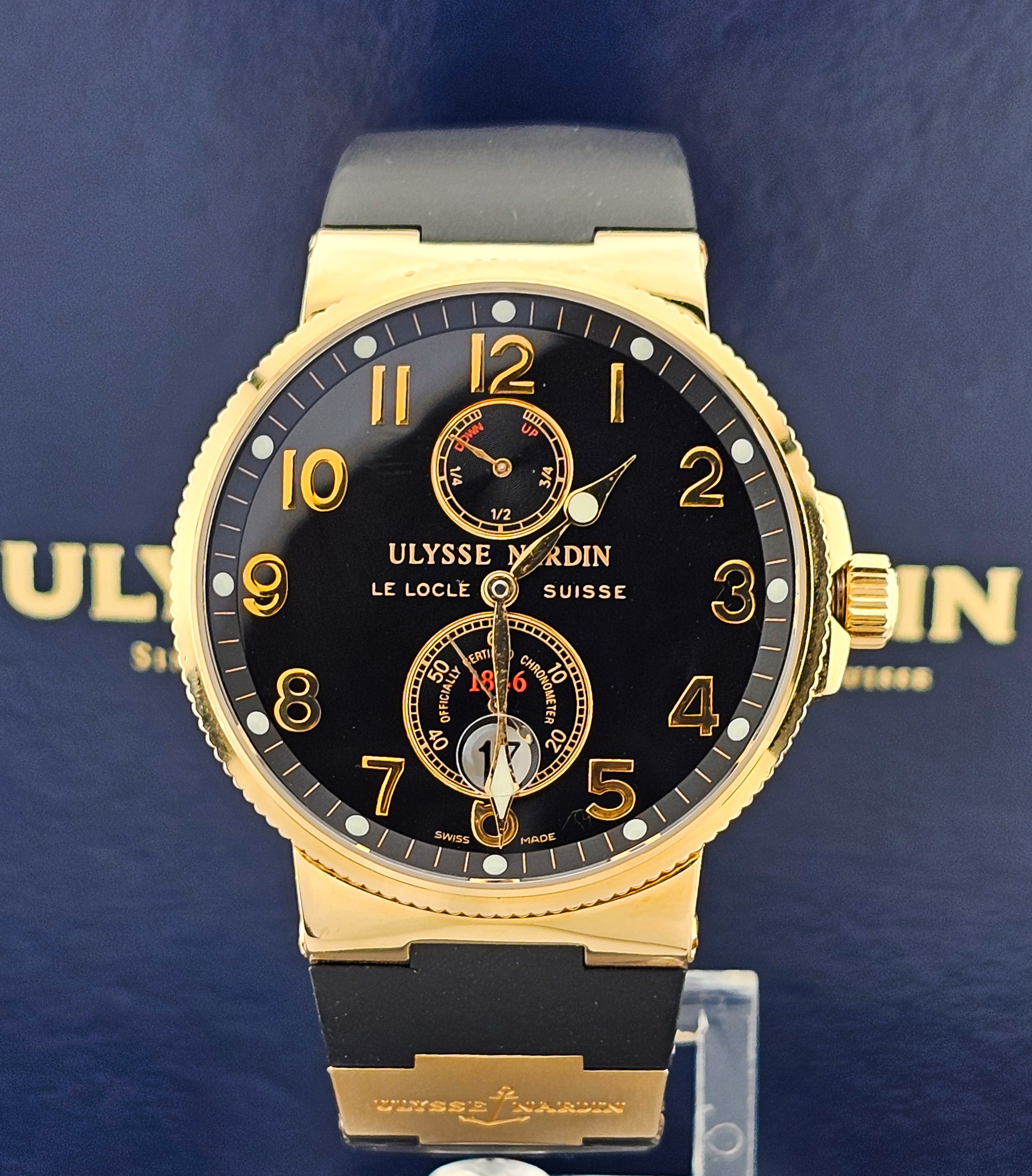 Ulysse Nardin Maxi Marine 41mm - 266-66-3/62 18K ROSE GOLD