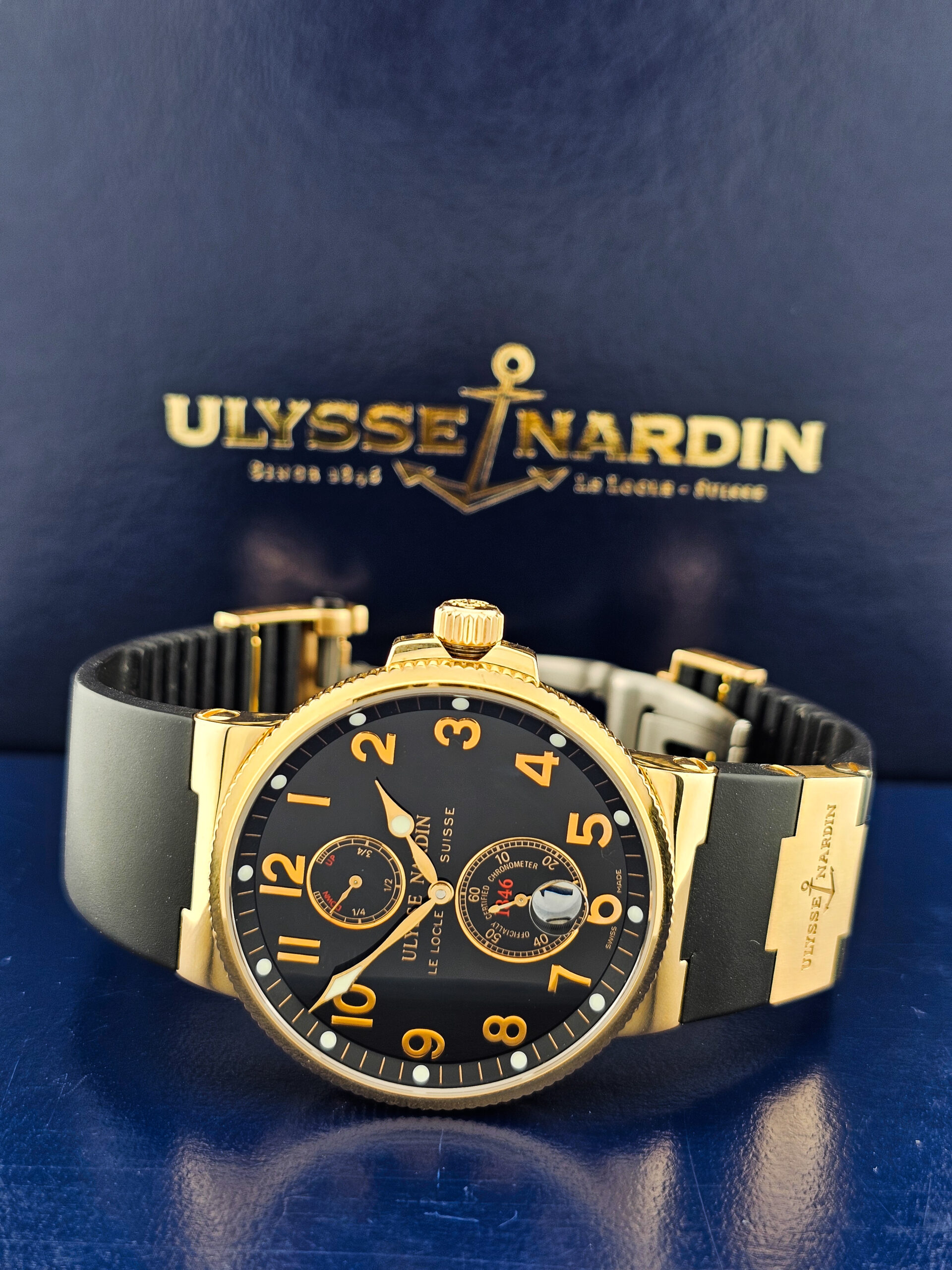 Ulysse Nardin Maxi Marine 41mm - 266-66-3/62 18K ROSE GOLD - Image 8