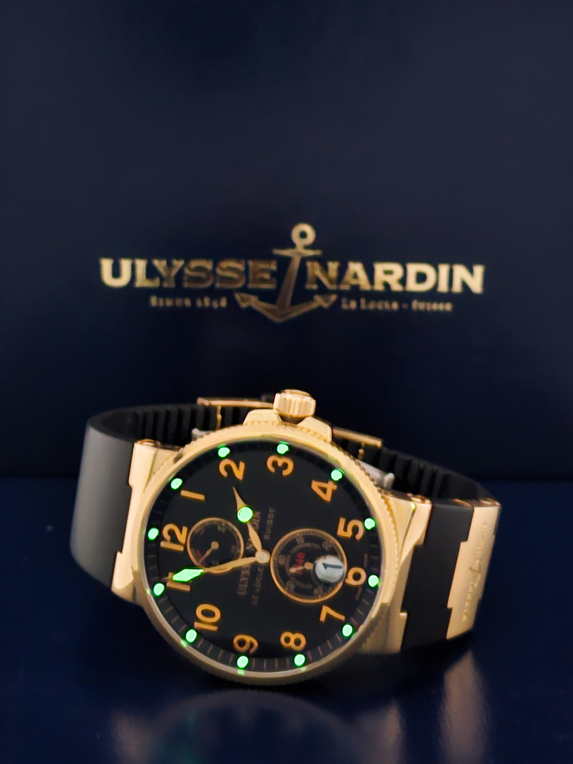 Ulysse Nardin Maxi Marine 41mm - 266-66-3/62 18K ROSE GOLD - Image 10