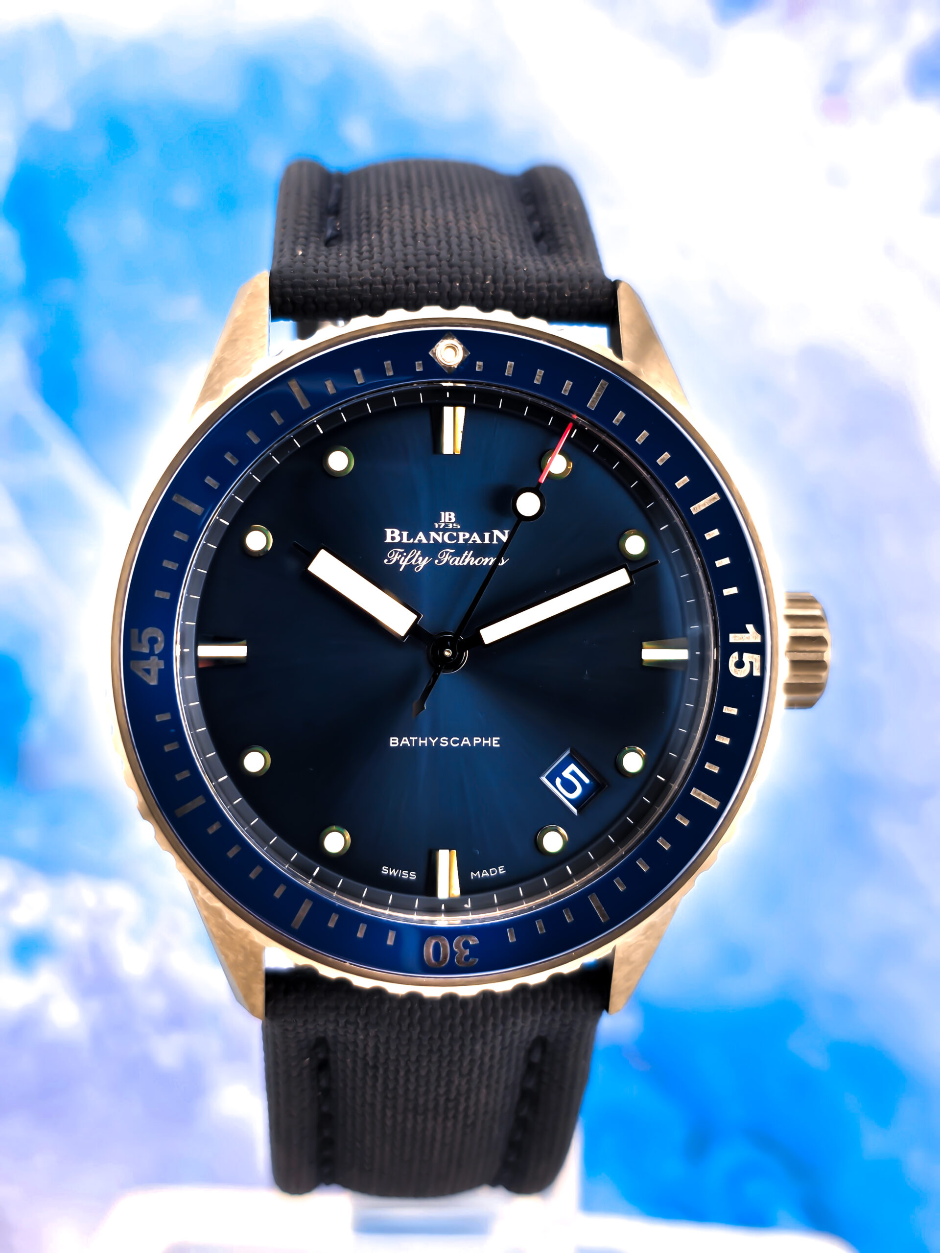 Blancpain Fifty Fathoms Bathyscaphe Blue Dial 2023