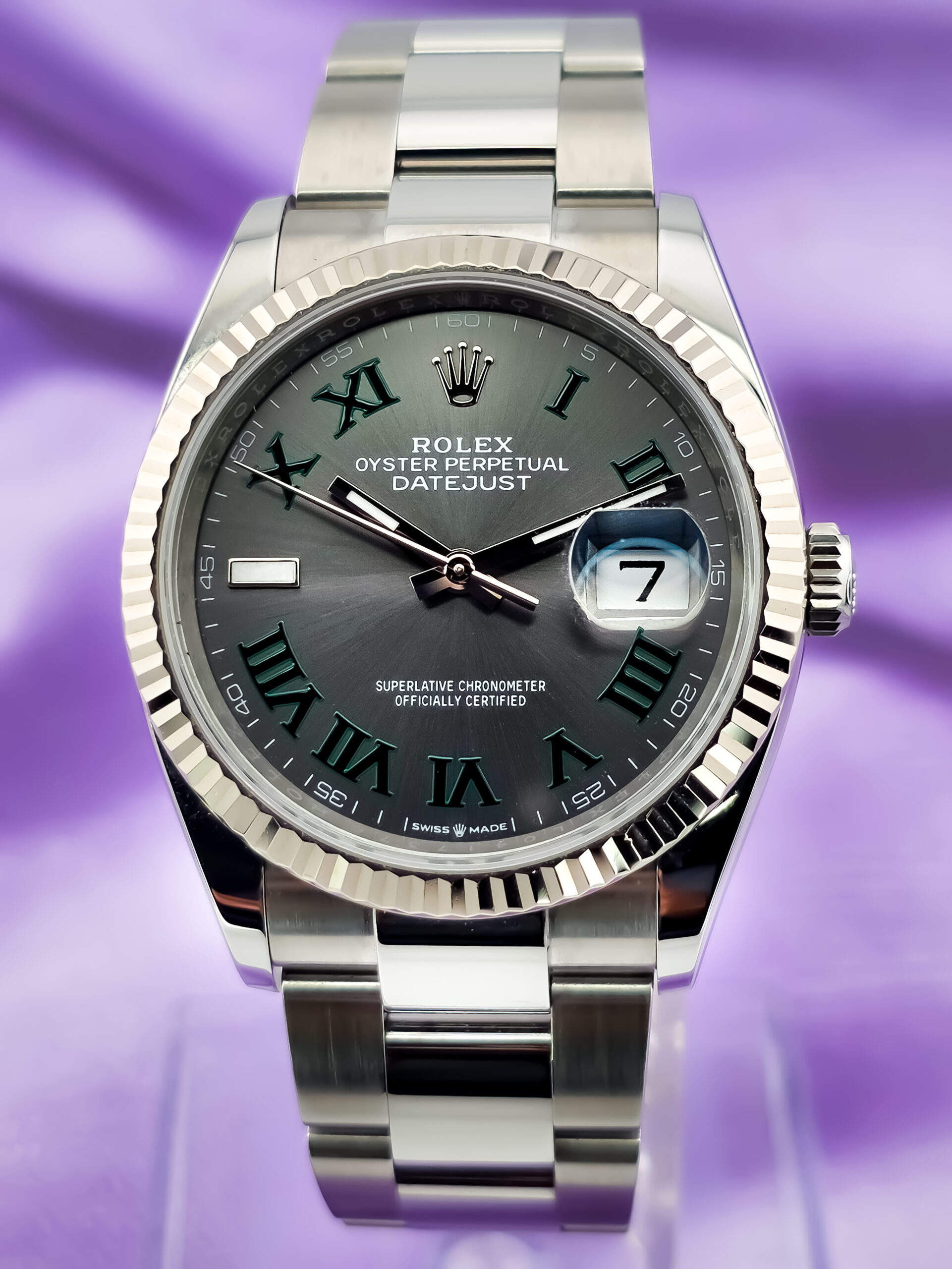 ROLEX DATEJUST 36 WIMBLEDON 2025 MINT FULLSET