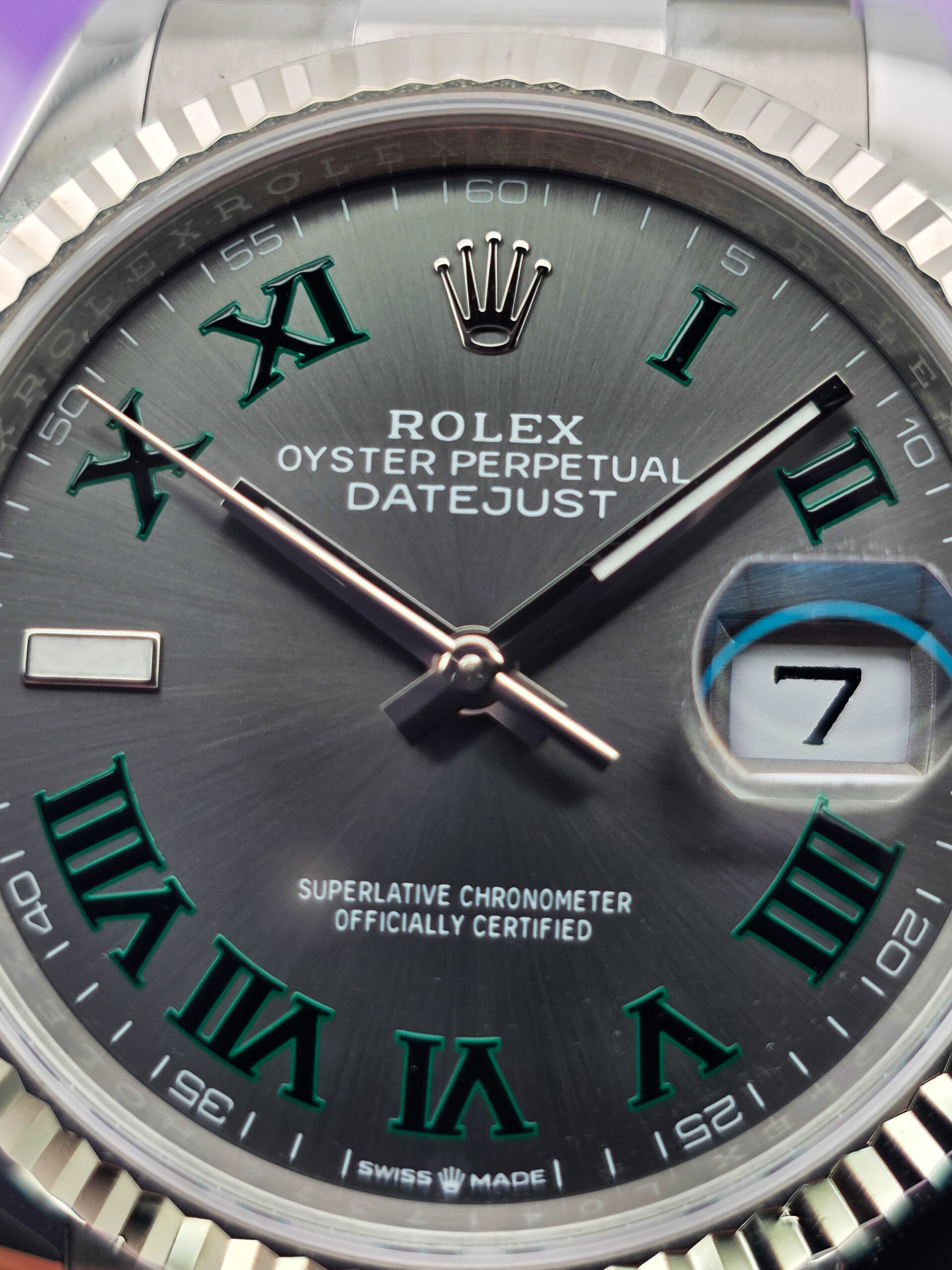 ROLEX DATEJUST 36 WIMBLEDON 2025 MINT FULLSET - Image 3