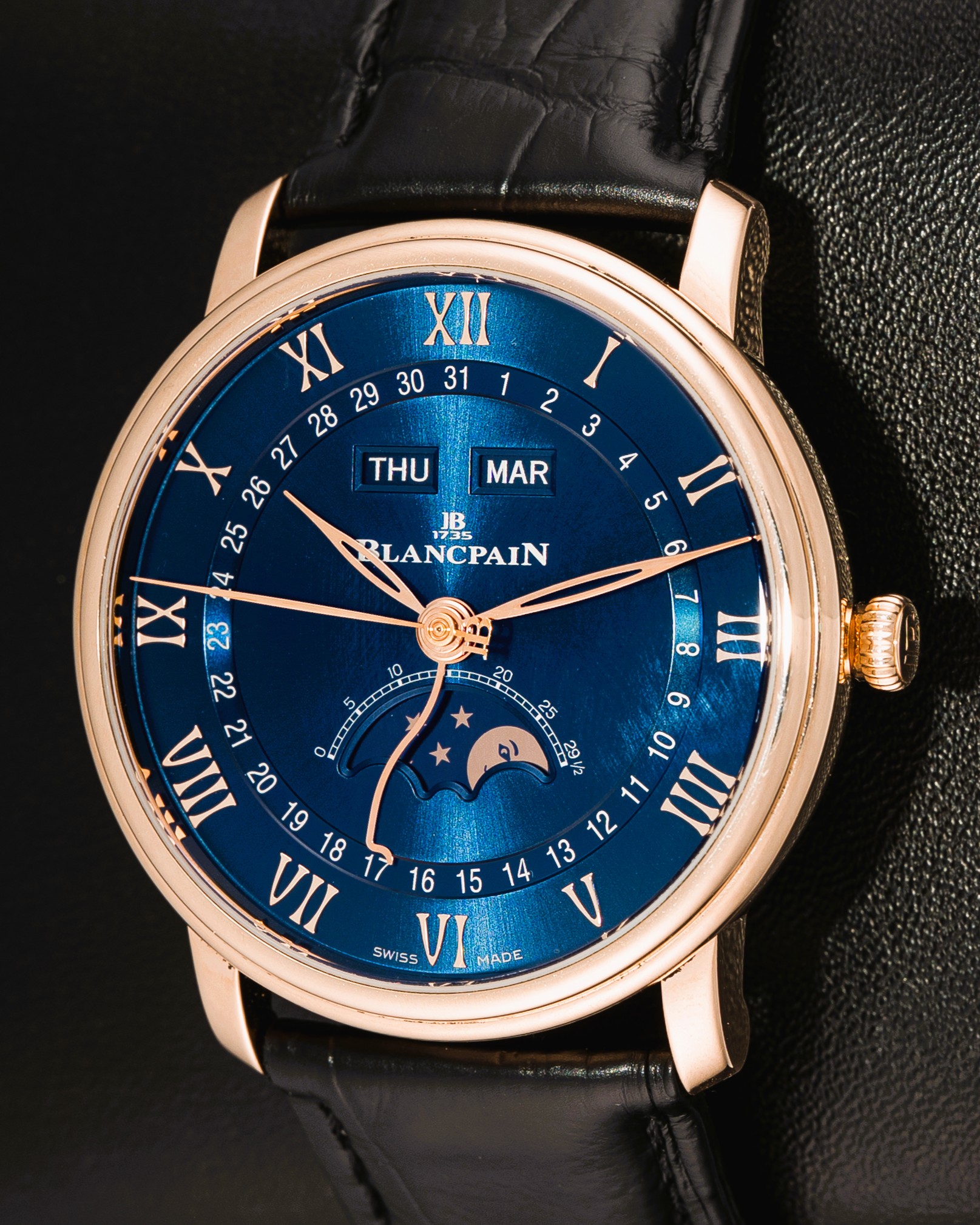 Blancpain Villeret Moonphase Complete Calendar 6654-3640-55B 2024 Fullset - Mint Condition